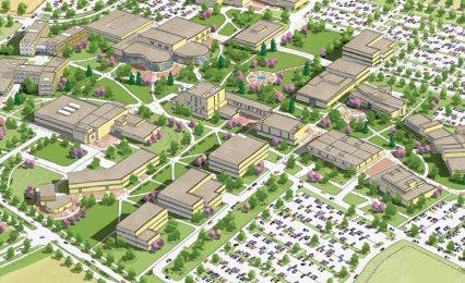 Concept drawing of Future Campus layout