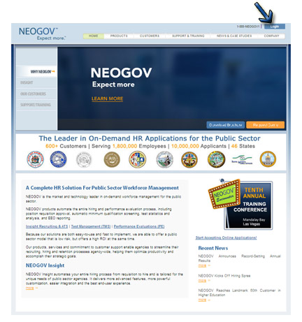 NeoGov Employer Login