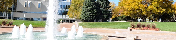 CSU-Pueblo fountain on campus