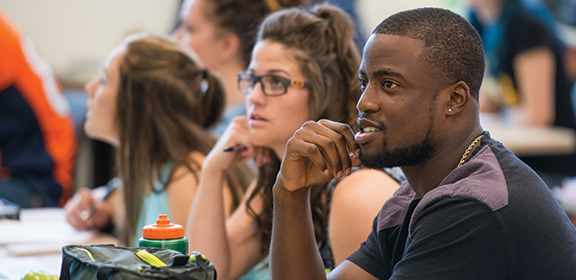 Colorado State University-Pueblo students in class