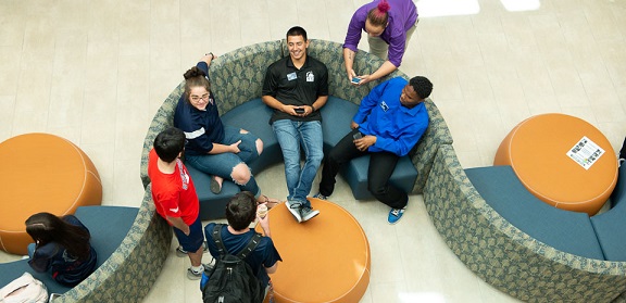 Colorado State University-Pueblo students studying in the General Classroom Building