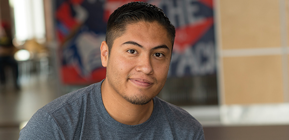 CSU-Pueblo student posing for a picture