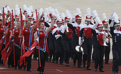 Colorado State University-Pueblo Band at a Football Game