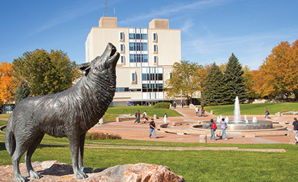 Thunder Wolf Statue