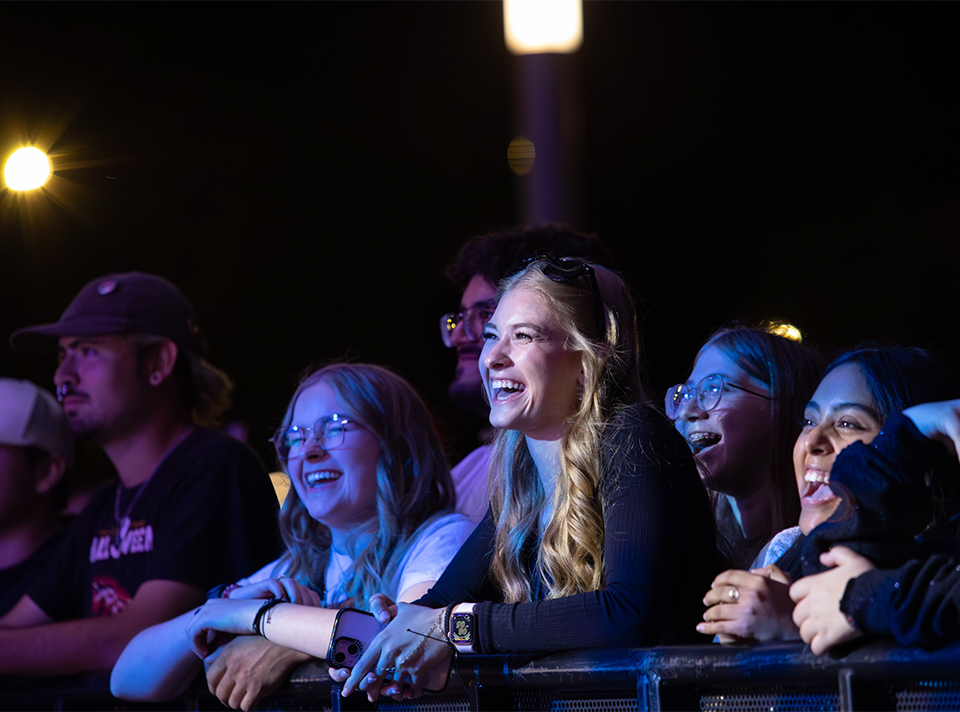 students smiling