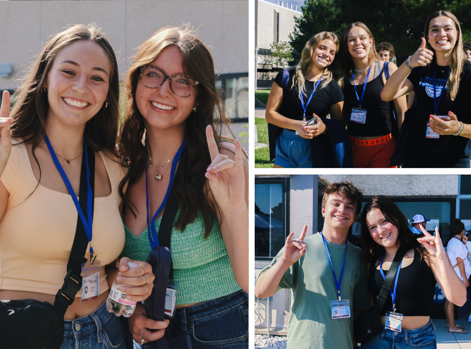 students smiling