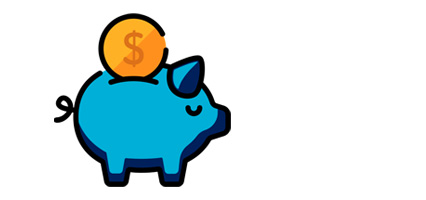 icon of piggy bank