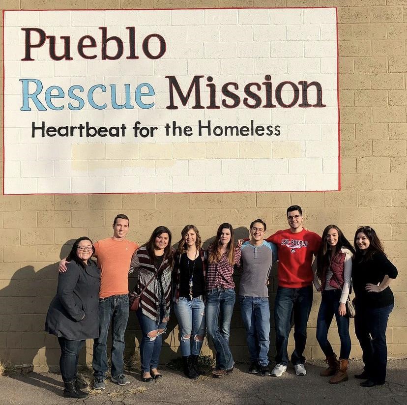 Alyssa at the Pueblo Rescue Mission