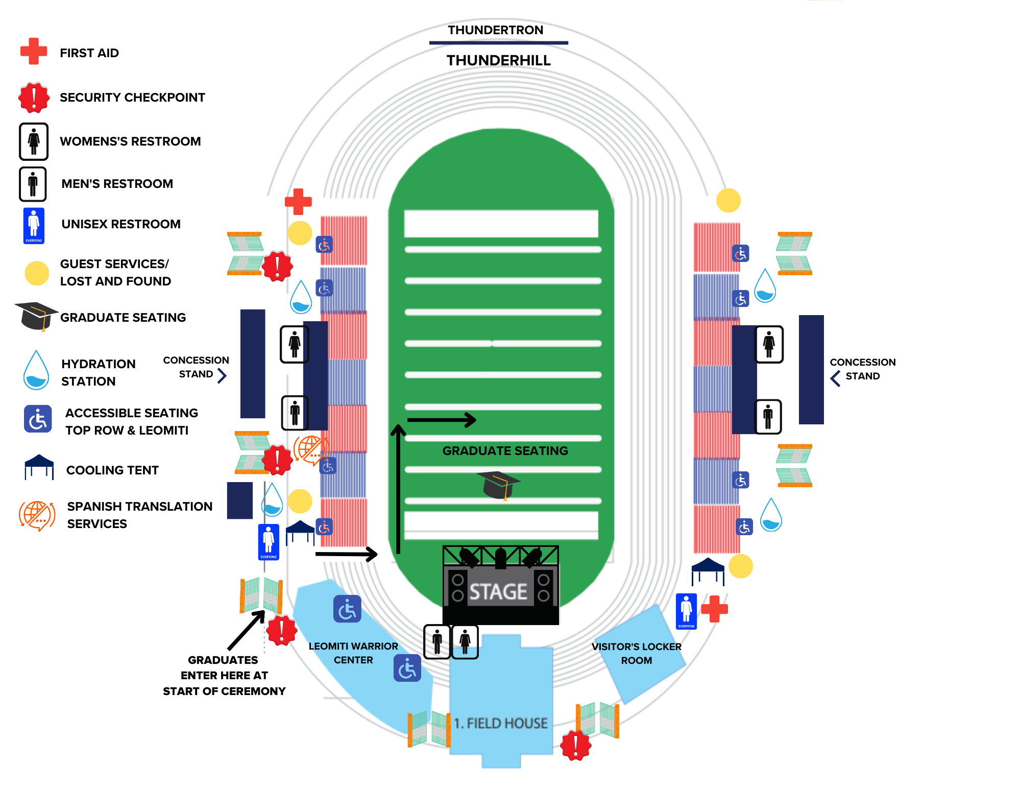 stadium map