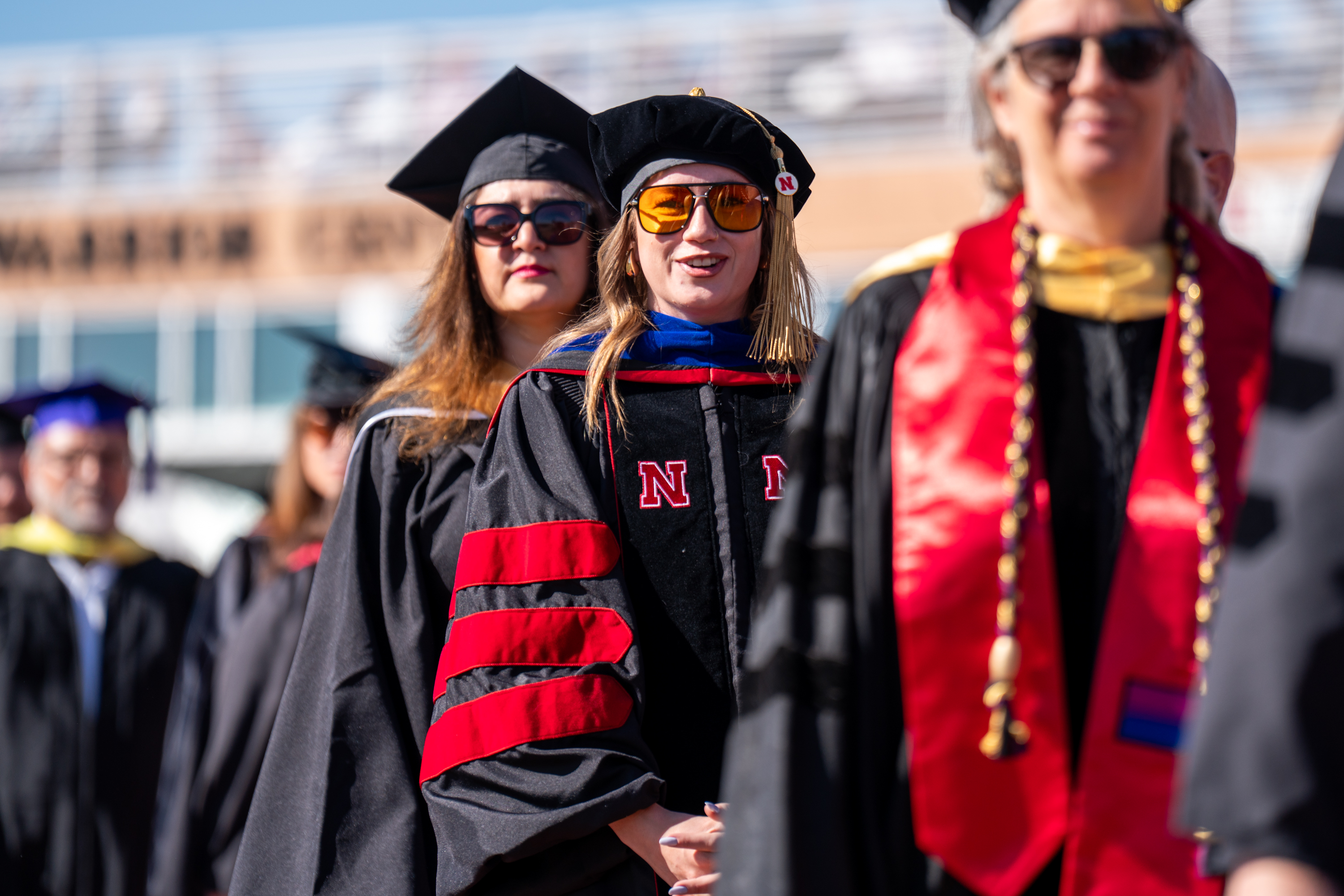 CSU Pueblo faculty at commencement ceremony