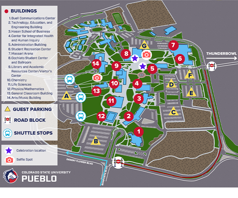 Accessibility and guest services map