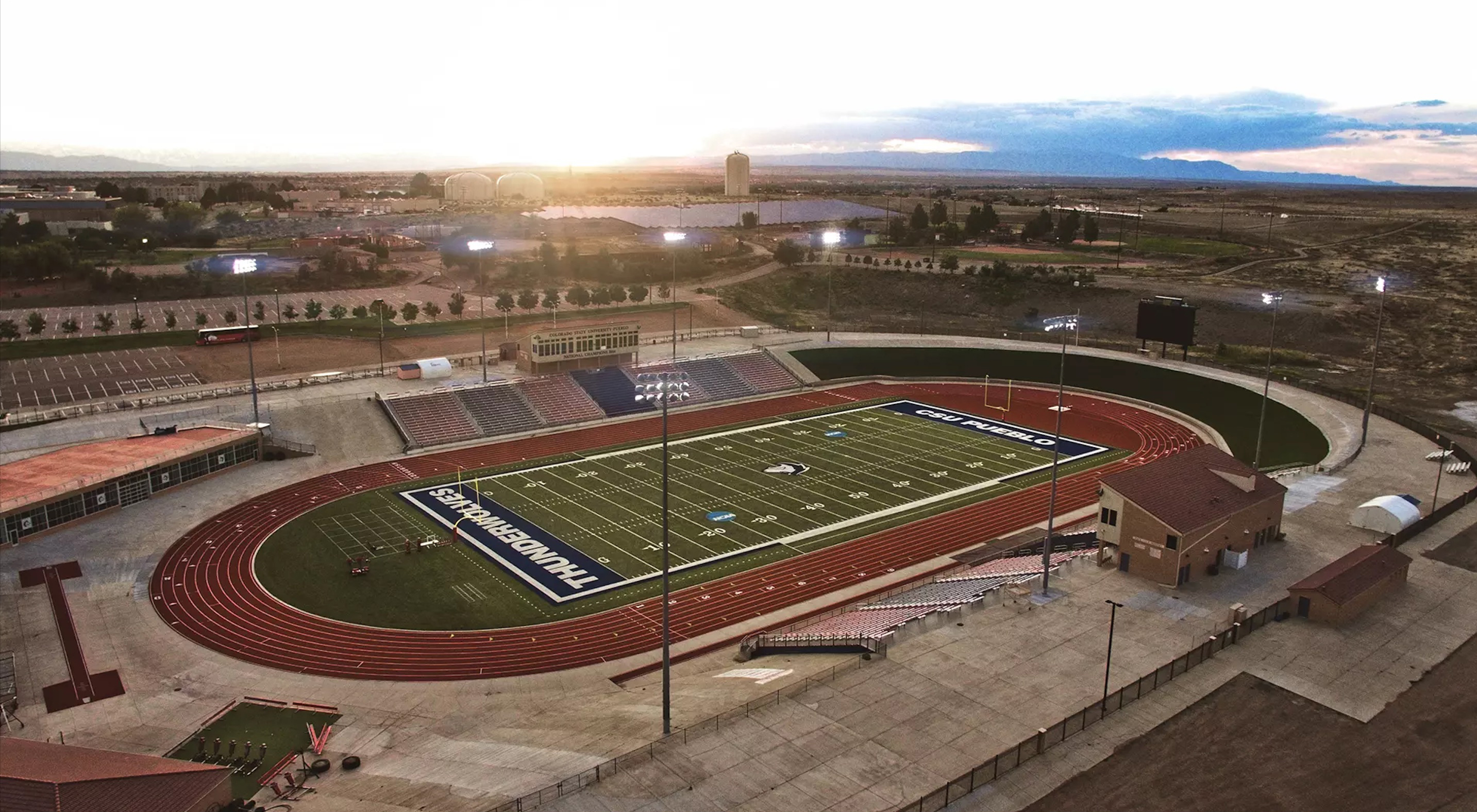 ThunderBowl stadium at CSU Pueblo – venue for the commencement ceremony