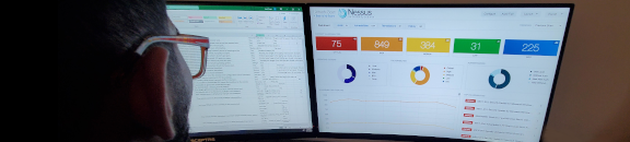 CIS student analyzing Nessus vulnerability scan data