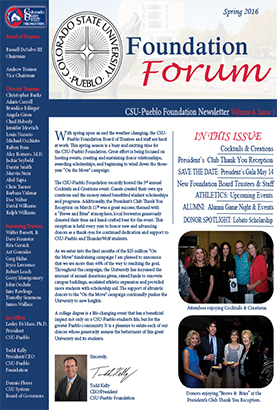 Spring 2016 Forum