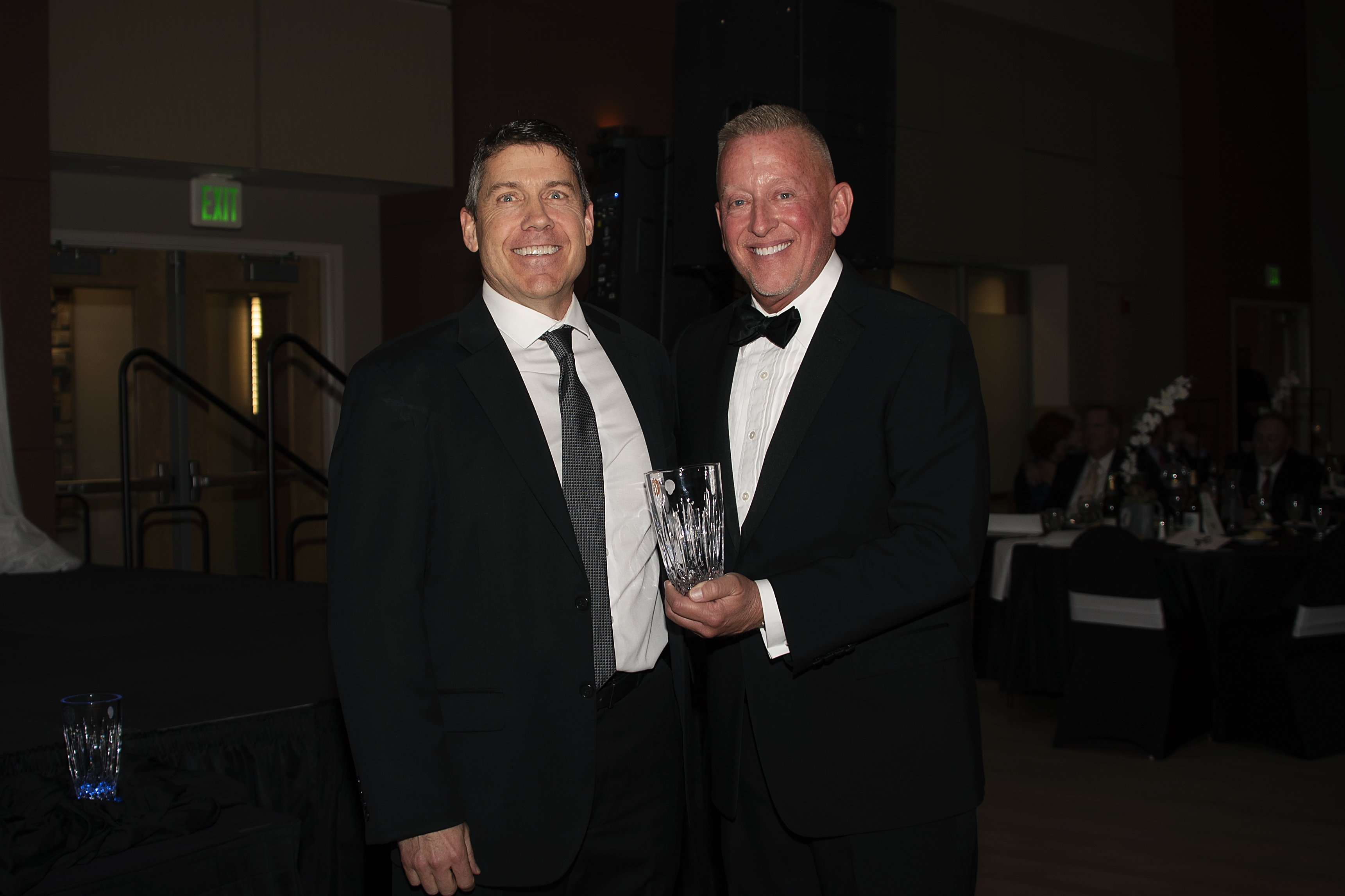 Vance Crocker accepts Black Hills Energy's Award for Distinguished Service to the Community