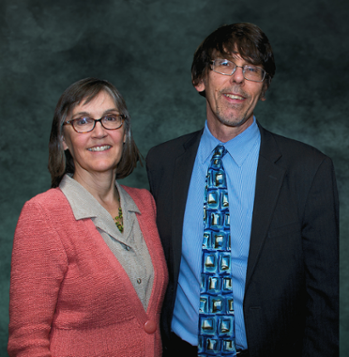 Anne Casey & Dr. Rick Kreminski accepted the award for Distinguished Service to the University by video