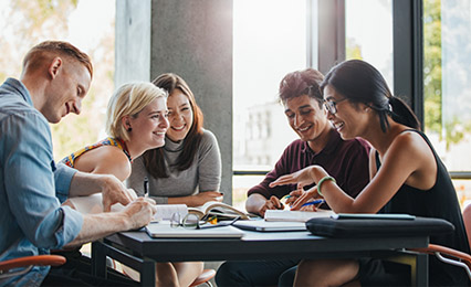 Students together