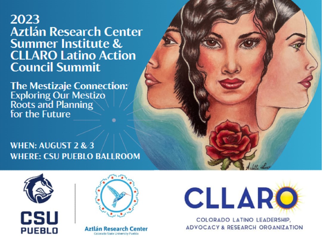 2023 Summer Institute Banner featuring artwork by Arlette Lucero