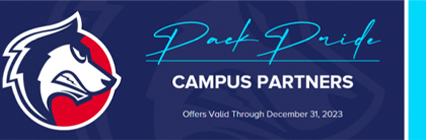 csu pueblo logo texts reading packpride campus partners