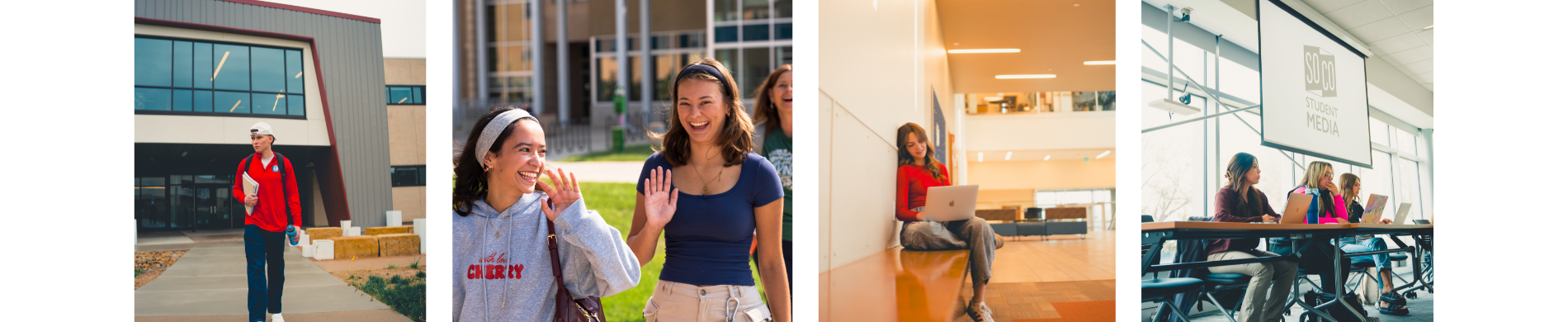 photos of students from 2024 viewbook