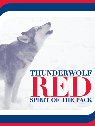 wolf Red Poster