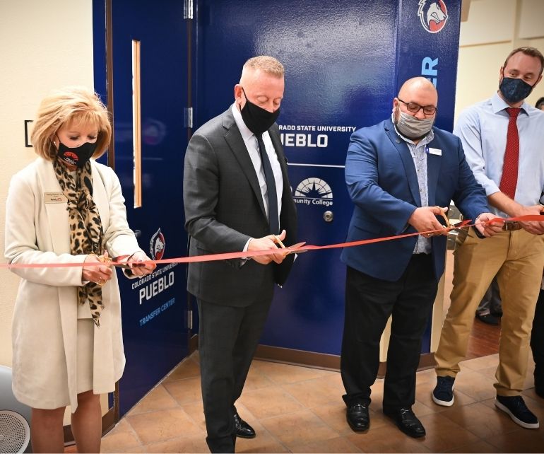 Ribbon Cutting at CSU Pueblo Transfer Center at PCC