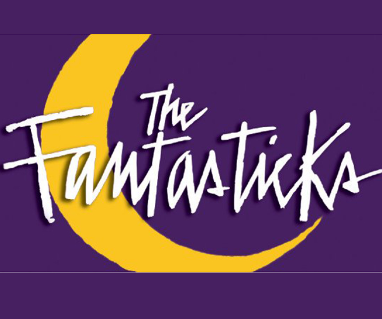 Fantasticks logo with moon background