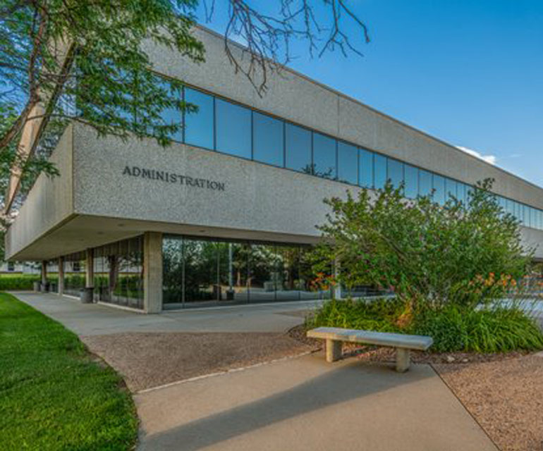 Administration Building on campus at CSU Pueblo