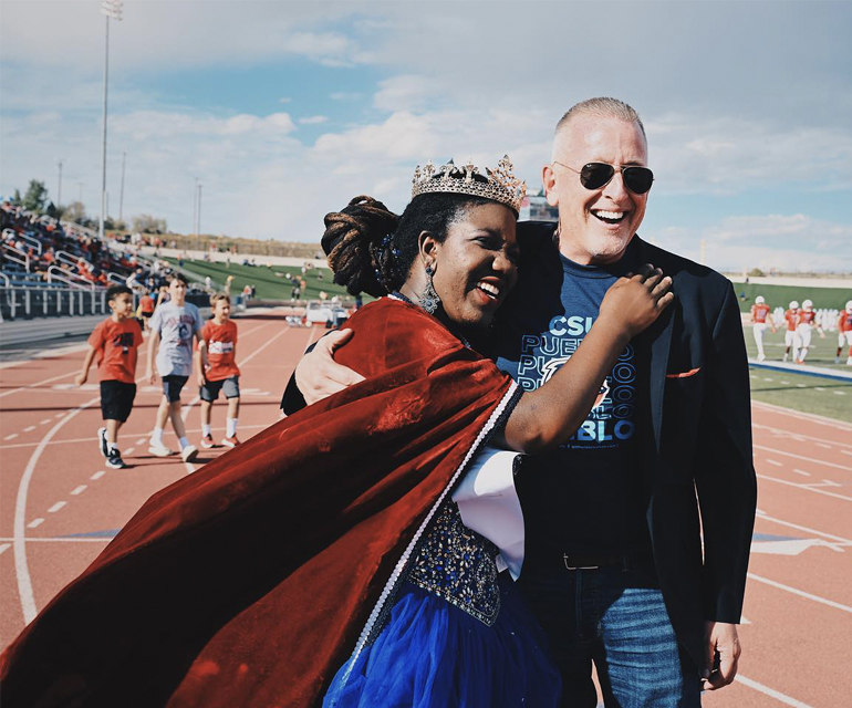 Homecoming Royal and President of University