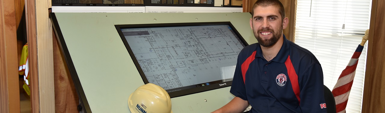 Construction Management student smiling