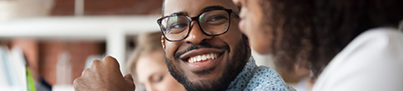person smiling