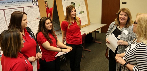 Students at the 2017 symposium