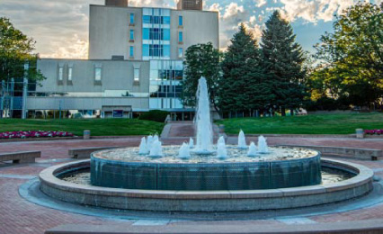 campus fountain 
