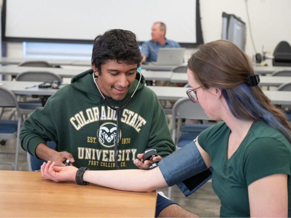 CSU Fort Collins pre-nursing students in Health & Exercise Science