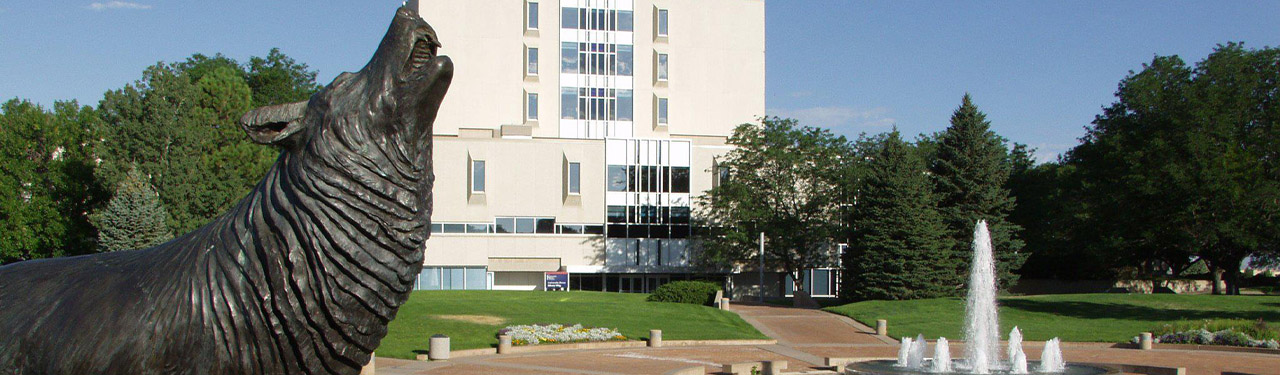 campus fountain