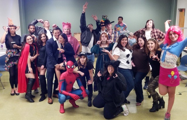 Sociology/Criminology club at a Halloween party