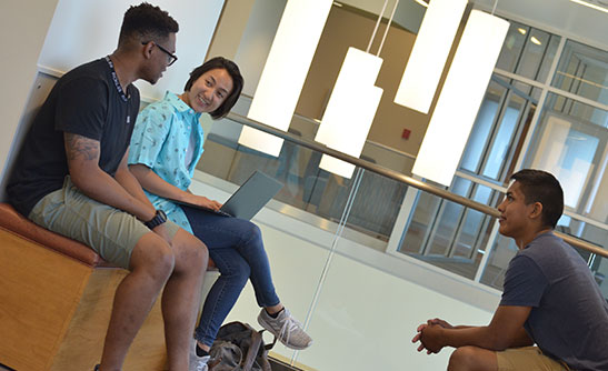 A Colorado State University-Pueblo student, a placeholder for the NSLS Logo