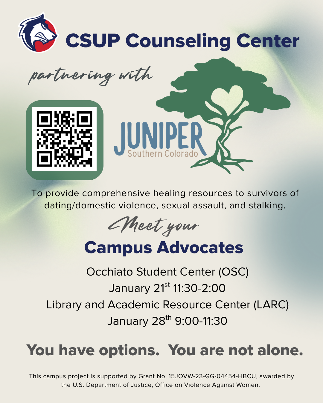 Stalking Awareness Month flyer 1