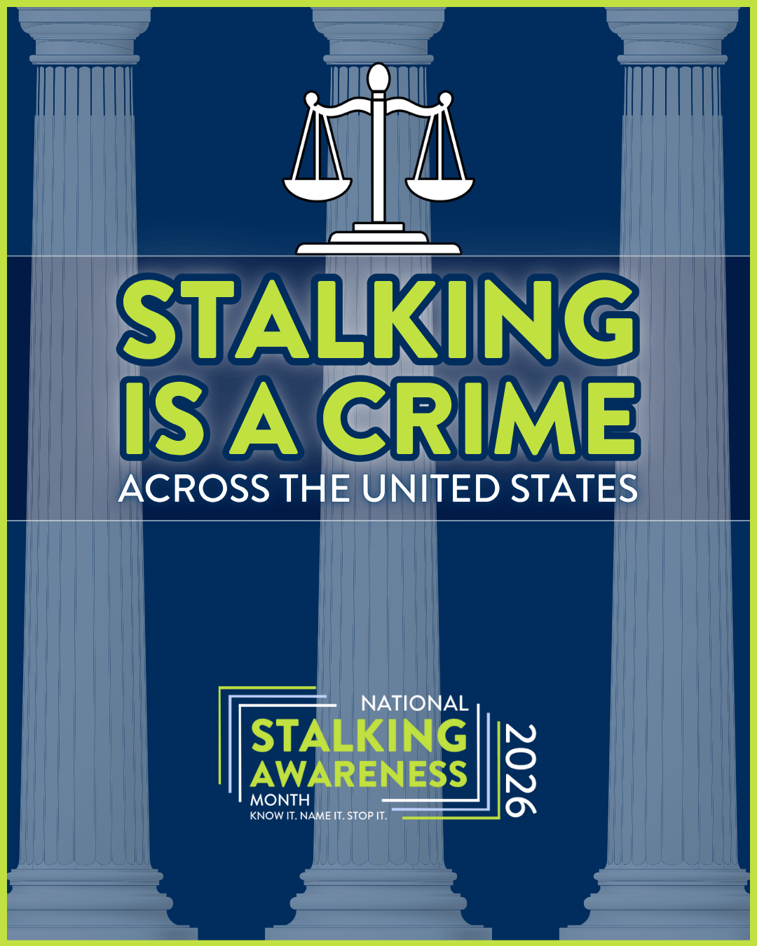 Stalking Awareness Month flyer 4